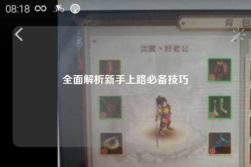 全面解析新手上路必備技巧