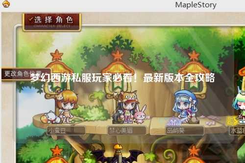 夢(mèng)幻西游私服玩家必看！最新版本全攻略