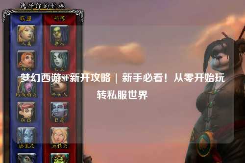 夢幻西游SF新開攻略 | 新手必看！從零開始玩轉(zhuǎn)私服世界