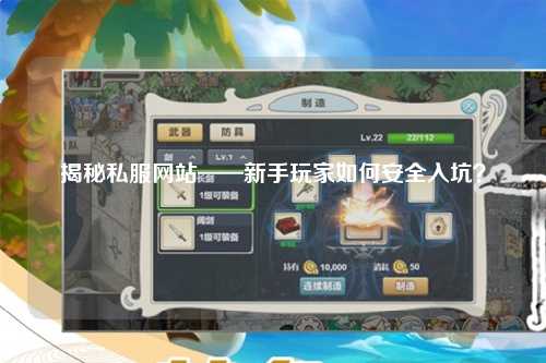 揭秘私服網(wǎng)站——新手玩家如何安全入坑？